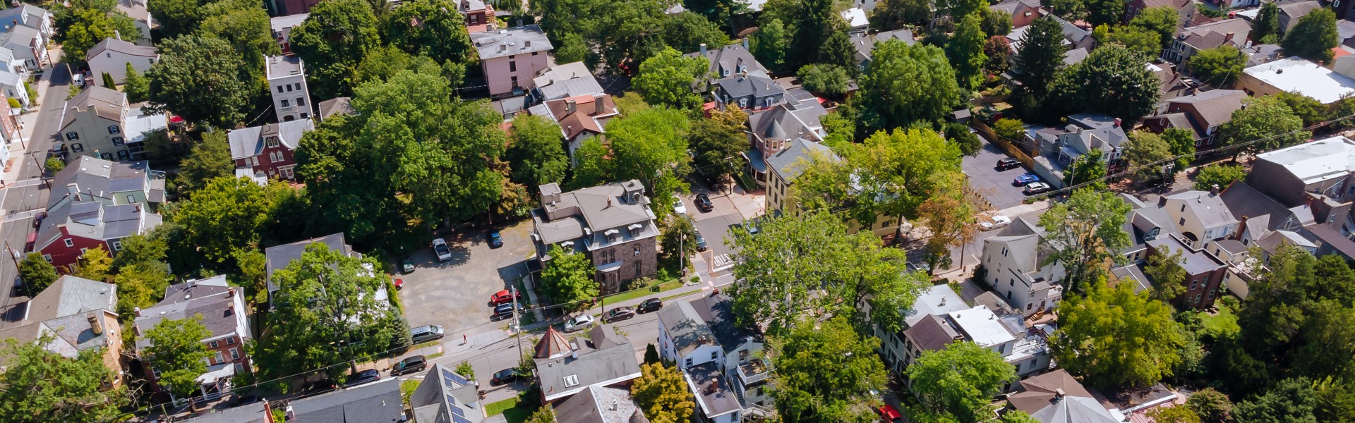 Aerial View of a town