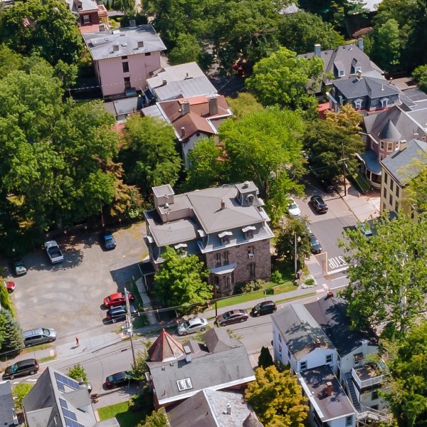 Aerial View of a town